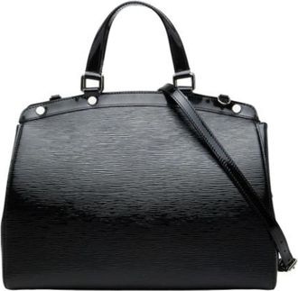 Louis Vuitton Pre-owned Shoulder Bag - Dames - Vintage Handtas - Zwart - ONE Size - Leer - Vintage