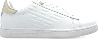Emporio Armani Leren sneakers - Wit