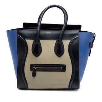 Celine Pre-owned Celine Mini Tricolor Leather Luggage Tote Ladies G1VCL7L5QCFCRR3T