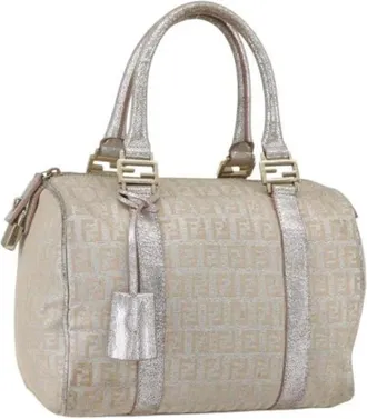 Fendi Pre-owned Handbags, female, Multicolor, Size: ONE SIZE Pre-owned Canvas Handbag