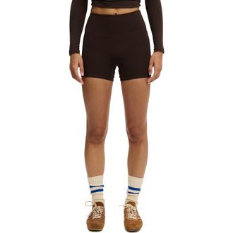 Cotton On Womens Active Ultra Move Shortie Short in French Roast at Nordstrom, Size X-Large