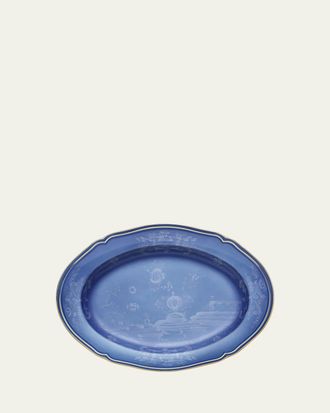 Ginori 1735 Oriente Italiano Oval Platter, Pervinca