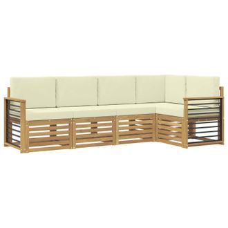 vidaXL Juegos De Sof&aacute;s Madera De Acacia S&oacute;lida Vidaxl