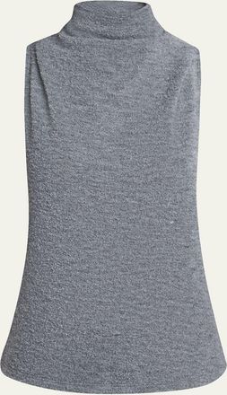 Proenza Schouler Cynthia Wool Jersey Sleeveless Turtleneck