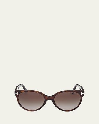 Tom Ford Rhonda-02 Acetate Cat-Eye Sunglasses
