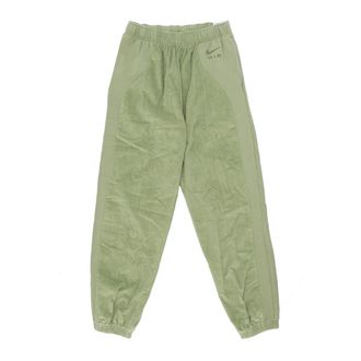 Nike Corduroy Fleece High-waisted Trainingsbroek - Dames - Outdoor broeken - Groen - L - Katoen - Fitness