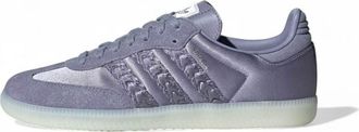 adidas (WMNS) adidas Samba OG Satin Silver Violet HQ5159