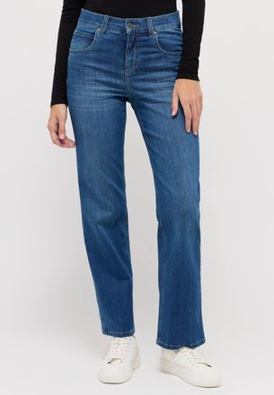Angels Stretch-Jeans ANGELS ANGELSLara, Damen, Gr. 36, L&auml;nge 32, blau (mid blau used), Denim/Jeans, Obermaterial: 92% Baumwolle, 6% Polyester, 2% Elasthan, w