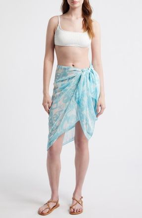 Treasure & Bond Vacay Ready Pareo in Blue at Nordstrom