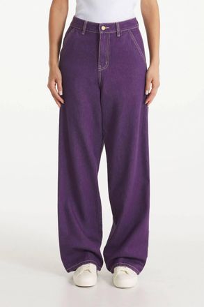 Le Mont St Michel Polino Denim Pants In Purple