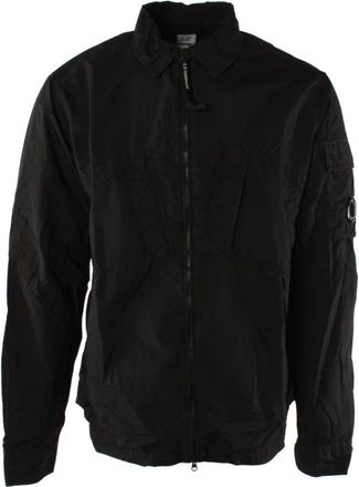 C.P. Company Zwart Nylon Overhemd - Heren - Zomerjassen - Zwart - XL - Nylon - Jassen