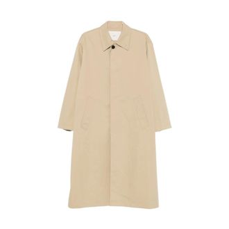 Dunst Jassen, Dames, Beige, S, Enkelrij jas