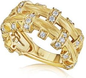 Hueb Amazonia Palha Diamond Ring in Yellow Gold at Nordstrom, Size 7