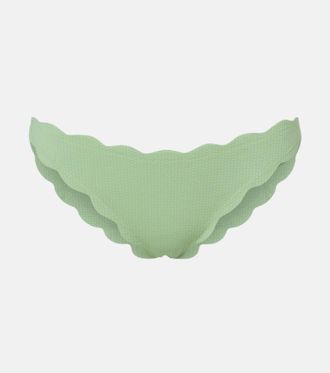 Marysia Swim Antibes scalloped bikini bottoms