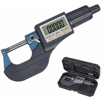 OEM Micr&oacute;metro Digital Electr&oacute;nico Lcd De 0-25 Mm, Micr&oacute;metro Digital Palmer Exterior Est&aacute;ndar, Sistema M&eacute;trico/pulgada, Resoluci&oacute;n De 0,001 Mm, Precisi&oacute;n