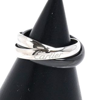 Cartier White Gold (18K) Ceramic Band Ring (Pre-Owned)