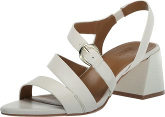 Naturalizer Womens Heeled Dress Veva Sandals Warm White Medium Fit UK 7