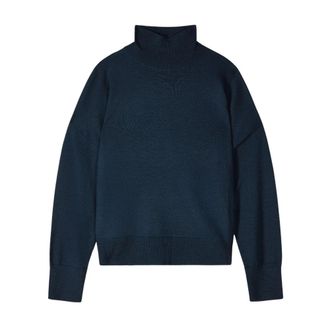 Patrizia Pepe Maglione a collo alto - - Knitwear - Donna - Blu - XS