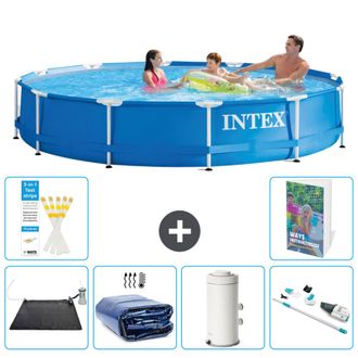 Intex Piscina Con Estructura Redonda - 366x76 Cm - 7-piezas S78