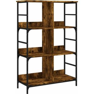 vidaXL Estanter&iacute;a De Madera Ingenier&iacute;a Roble Ahumado 78,5x33x117,5 Cm Vidaxl