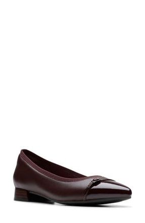 Clarks Natalyn Dusk Flat in Merlot Leather at Nordstrom Rack, Size 5.5