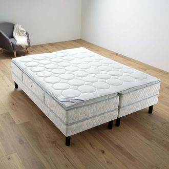 Duvivier Matras 406 veren+topdekmatras in mousse+ bedbodem