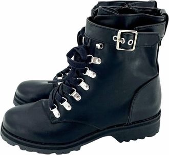 Abound Women Victor Vegan Leather Combat Boots In Black