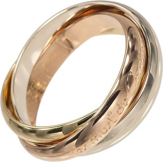 Cartier Trinity Yellow Gold (18K) Pink Gold (18K) White Gold (18K) Band Ring (Pre-Owned)