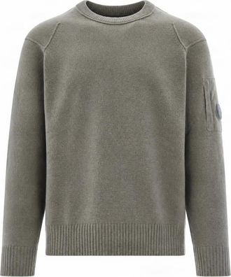 C.P. Company Grey Crew Neck Sweater