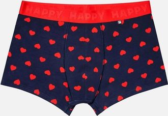 Happy Socks Mens Hearts Boxer Trunk, Navy - Size: 32/30/31