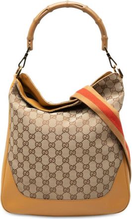 Gucci Pre-owned Gucci GG Canvas Bamboo Web Satchel Ladies EPBP1YNT7FHG69RF
