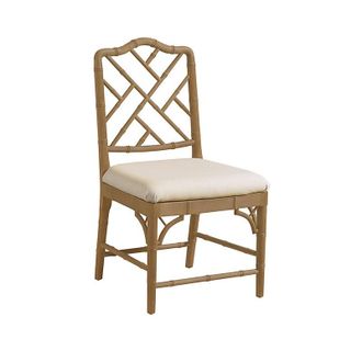 Ballard Designs Set of 2 Dayna Side Chairs - Natural Oak/Sandberg Parchment - Ballard Designs