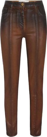 Elisabetta Franchi Mujer, Pantalones, Marr&oacute;n, Talla: W28