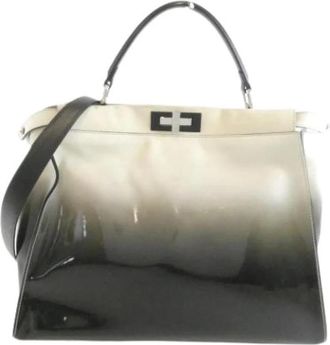 Fendi Pre-owned Vintage Handbag - Dames - Vintage Handtas - Zwart - ONE Size - Leer - Vintage