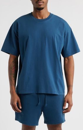 Elwood Core Oversize Organic Cotton Jersey T-Shirt in Vintage Midnight at Nordstrom, Size Small