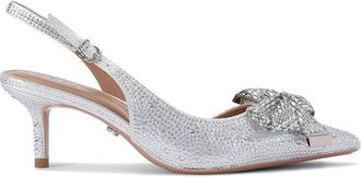 Carvela Regal Bow Sling 2 Fabric Heels