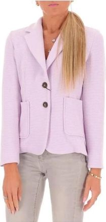 Marella Harley Jas met Knopen - Dames - Blazers - Paars - XS - Jassen