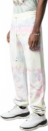 Amiri Drawstring Relaxed Fit Joggers In Pastel Tie Dye