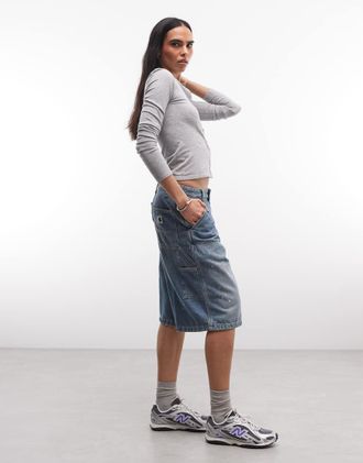Carhartt Work in Progress Nixon - Pantaloncini lavaggio blu