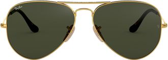 Ray-Ban Mens Rb 3025 Sunglasses, Gold, 62 mm UK