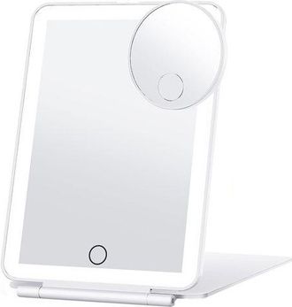 OEM Espejo Cosm&eacute;tico, Led, 3 Modos De Iluminaci&oacute;n, Aumento De 10x, Blanco