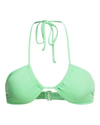 Roxy Triangel-Bikini-Top ROXY Color Jam, Damen, Gr. XS, Cup B, gr&uuml;n (absinthe gr&uuml;n), Obermaterial: 93% Nylon, 7% Elasthan;, Bikini-Oberteile Triangel-Bikin