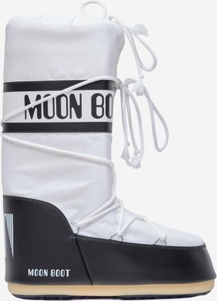 Moon Boot White Logo Boots
