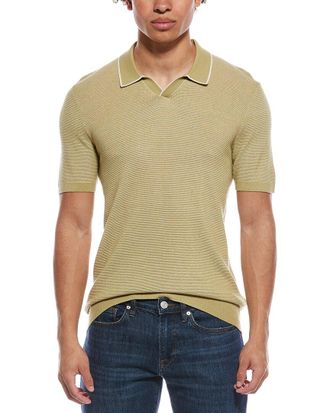 Raffi Silk-Blend Johnny Collar Shirt