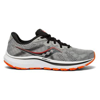 Saucony Mens Omni 20 Running Shoe, Alloy/FIRE, 10