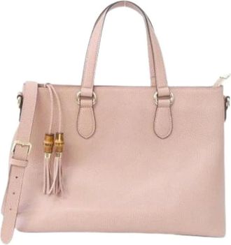 Gucci Pre-owned Handbags, female, Pink, Size: ONE SIZE Pre-owned Vintage Handbag
