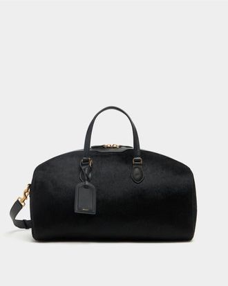 Bally Beckett Duffle Bag in Pony Hair in Black at Nordstrom