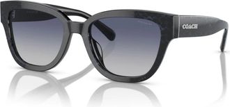 Coach Cl920 Zonnebril - Dames - Accessoires - Blauw - Maat: 54 MM