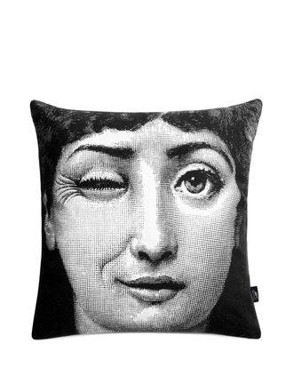 Fornasetti Tema e Variazioni n. 82-130 cushion (40cm x 40cm) - Black