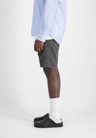 Alpha Industries Shorts ALPHA INDUSTRIES Battle Short, Herren, Gr. 28, Normalgr&ouml;ssen, grau (vintage grau), Obermaterial: 100% Baumwolle, Hosen Shorts